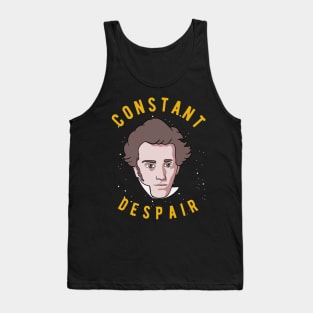 Soren Kierkegaard - Constant Despair Tank Top